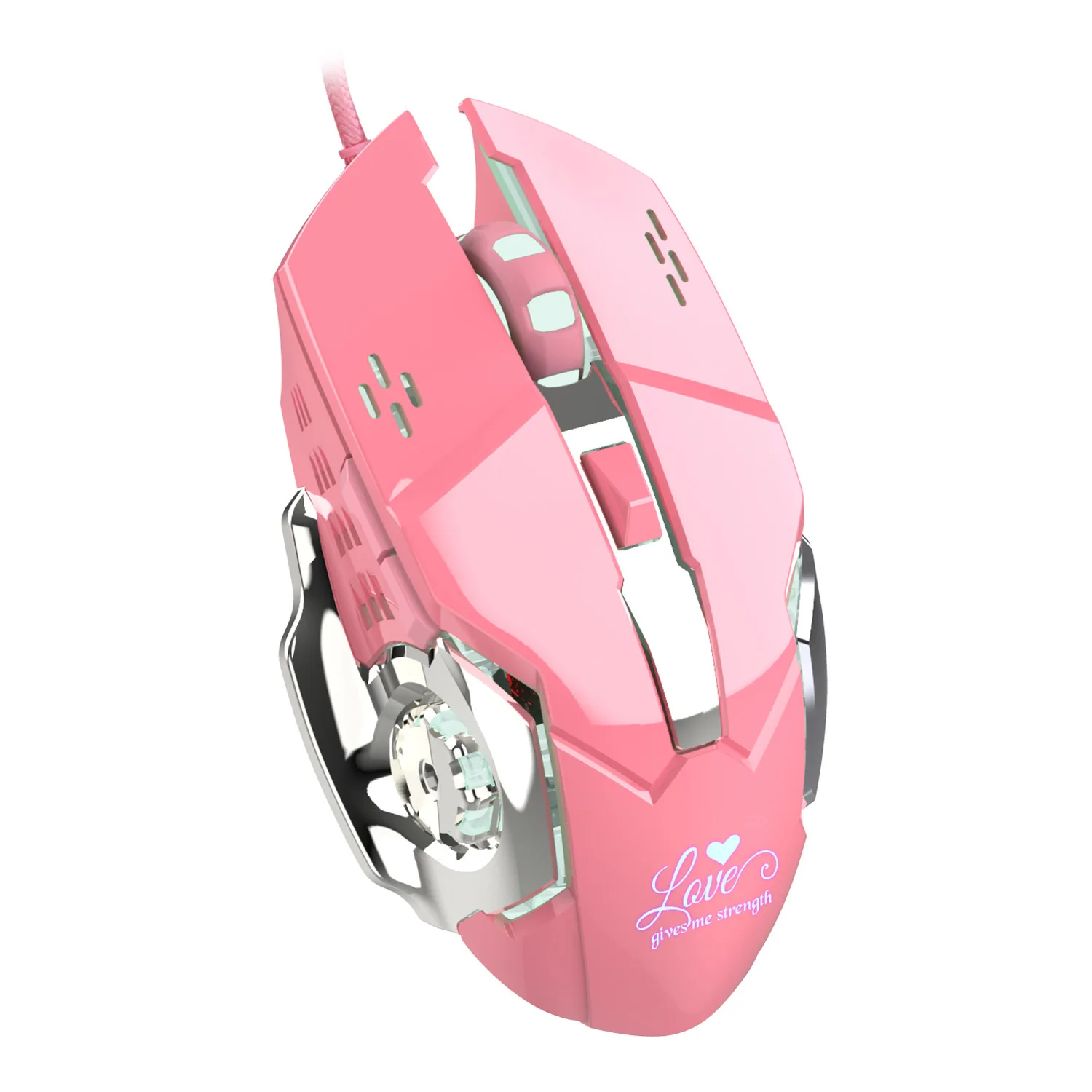 

Professional Gaming Mouse PC Gamer Computer Mouse for Girl Cute Colorful Backlit Gamer Mouse Optical Mouse Fashion Silent Mouse