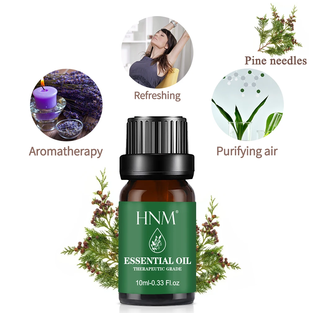 HNM 10 мл чистые растительные эфирные масла Арома диффузор чайное дерево Жасмин