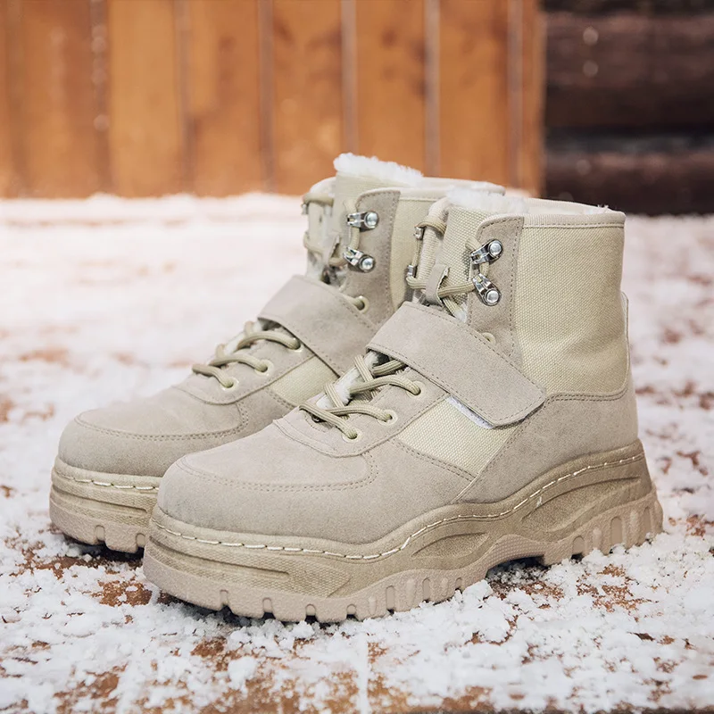 Ботинки martin сезон осень-зима утолщенные высокие хипстерские ботинки для мужчин и