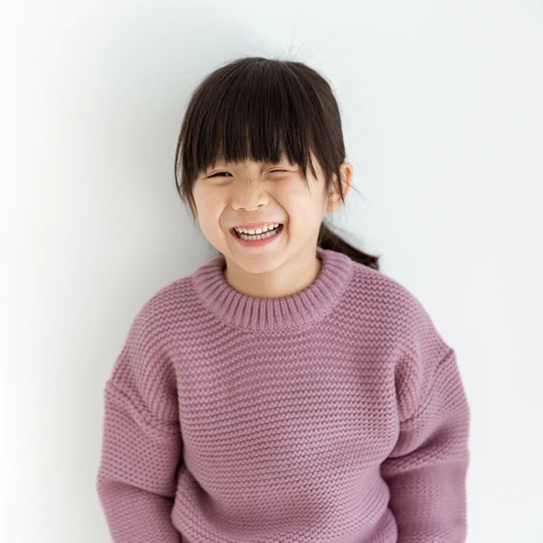 2020 Новые свитера для девочек вязаная детская одежда модные зимний толстый