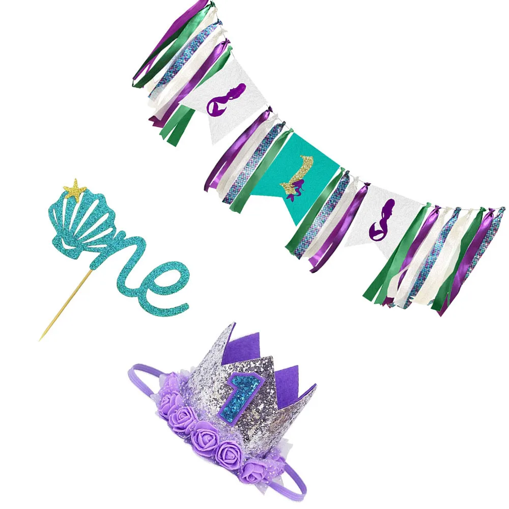 Комплект из 3 предметов восхитительный баннер изящная шляпа на день рождения