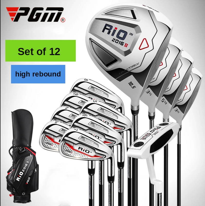 PGM New Golf Club Set 12 Pcs 9 Pcs 4 Pcs Send Golf Bag Carbon Cue Men And Women Poles High Quality Steel Cue Set Free Delivery