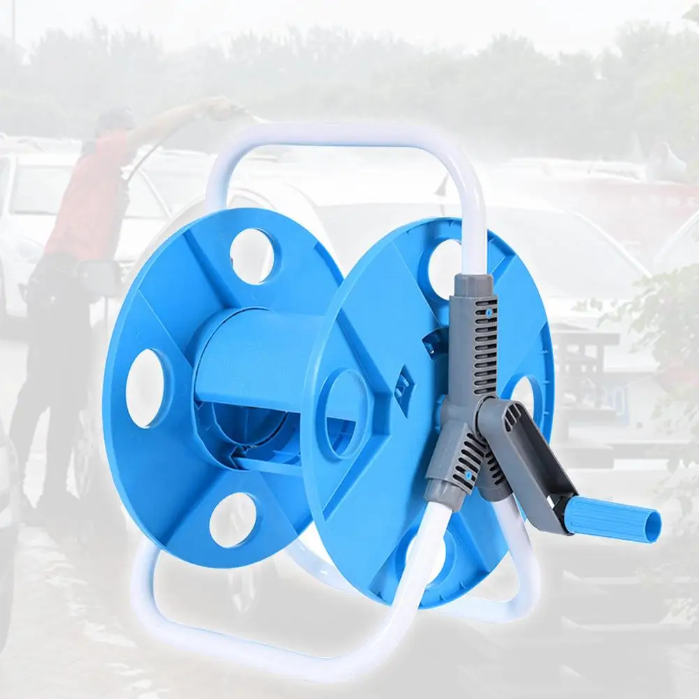 

Portable Garden Irrigation Portable Hose Reel Water Pipe Storage Rack Holder Pipe Storage Car Washer Pipe Exclude Winding Tool