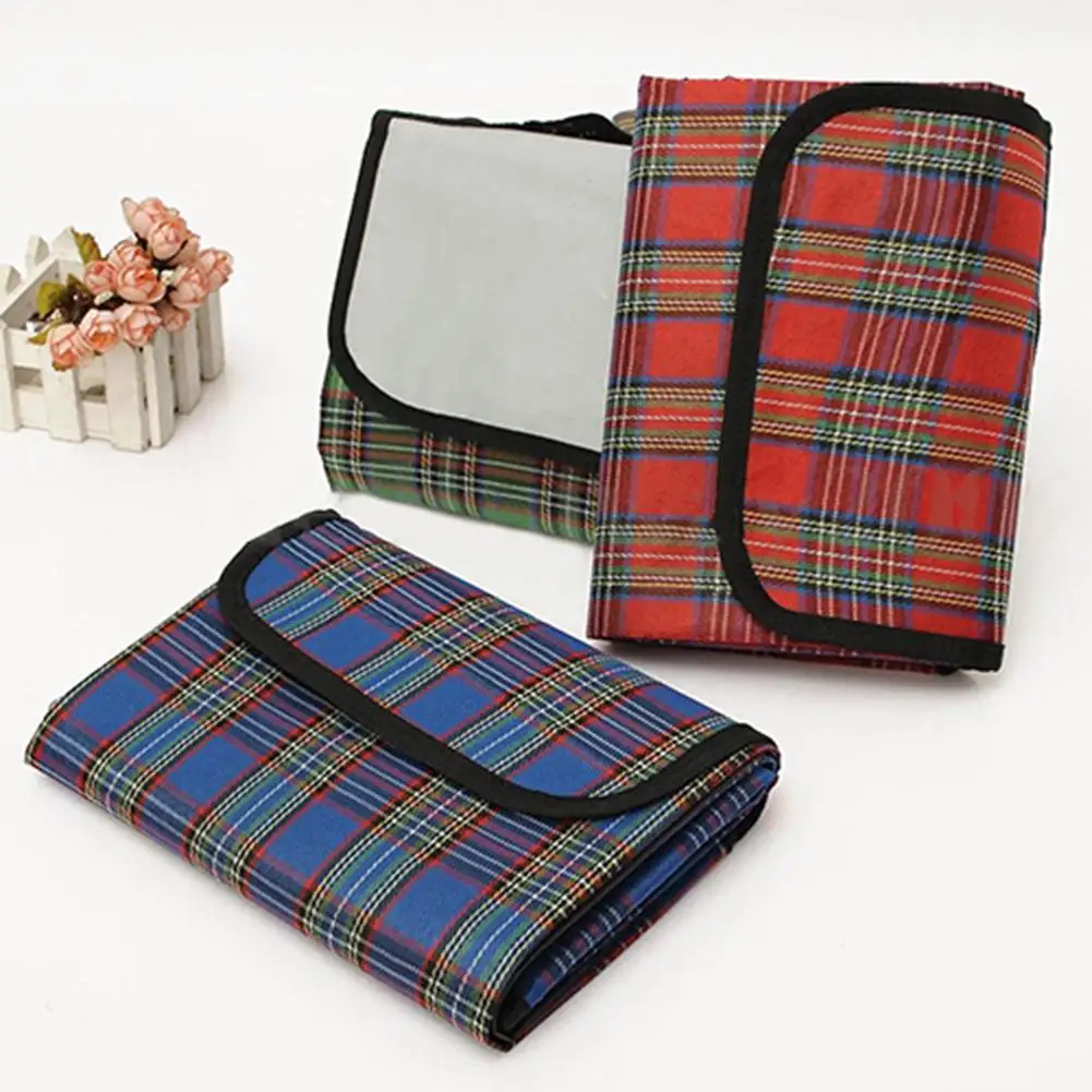 Портативный водонепроницаемый плед для пляжа кемпинга пикника коврик ползания