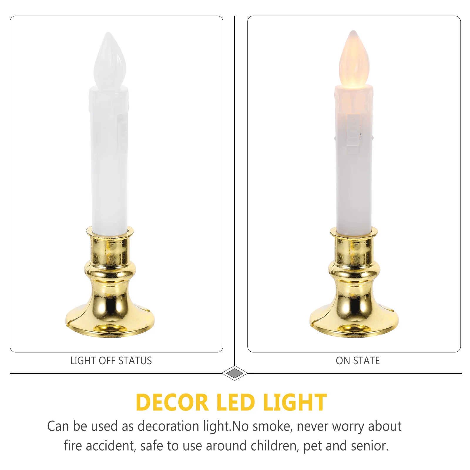 12pcs Artificial Candle LED Lamp Electric Light Home Decoration | Дом и сад
