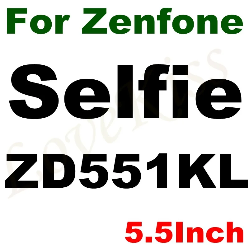 Selfie ZD551KL Закаленное стекло 9H для ASUS Zenfone 4 Max ZC554KL 3 Max ZC520TL Go ZB500KL 3 2 Laser ZE500KL Selfie ZD551KL Защитная пленка для экрана - Цвет: Selfie ZD551KL