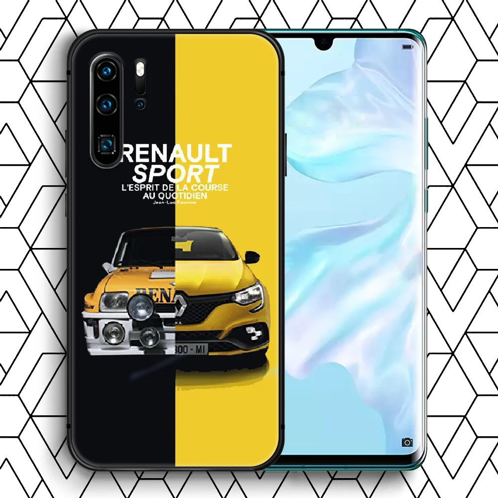 

The French Republic Renault S.A Phone Case For Huawei P Mate 10 20 30 40 Lite Pro smart Z 2019 nova 5t black Back Painting Etui