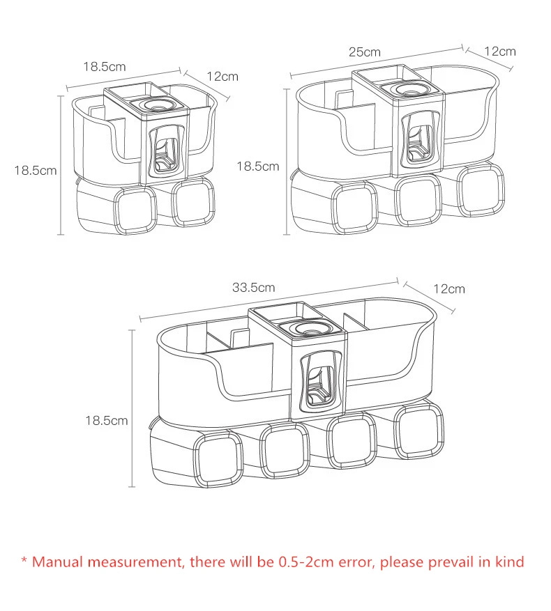 4pcs Multifunctional Toothbrush Holder Bathroom Accessories Set Automatic Toothpaste Dispenser Holder Bathroom Storage