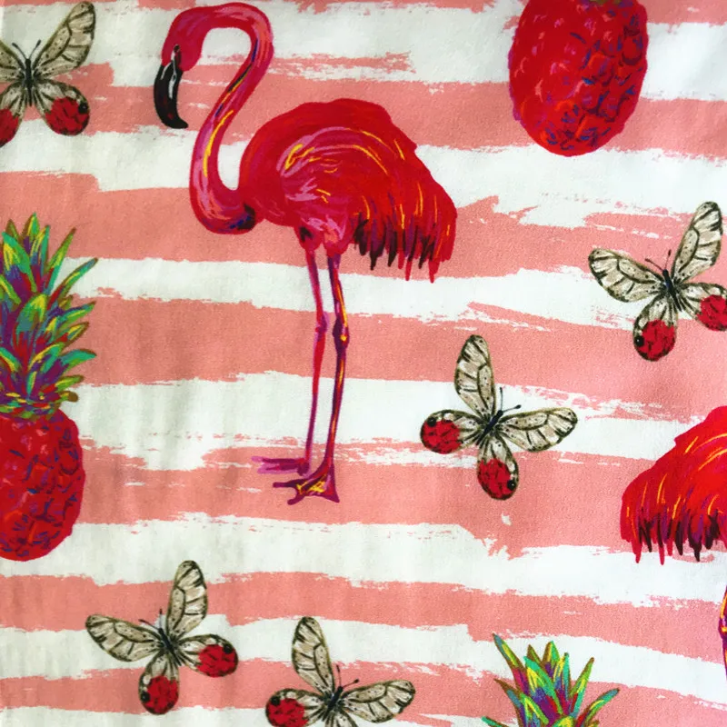 

Summer passion series silk scarf flamingo 88 cm square scarf 100% real silk lady gift for summer spring