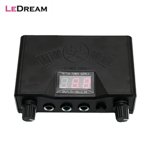 Профессиональный источник питания для тату с двойным цифровым ЖК-дисплеем для тату-машинки