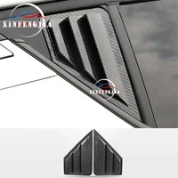 for toyota chr c hr 18 19 carbon fiber color car rear side window louvers decorate cover trim