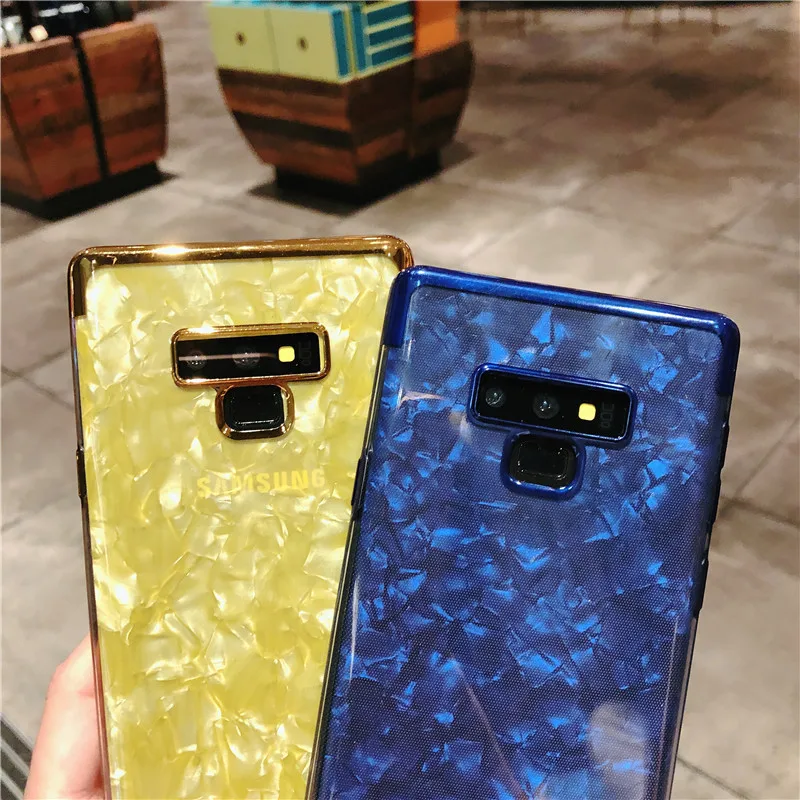 Блестящий чехол 2 в 1 с мраморным покрытием для samsung Galaxy Note 9 10 8 S10 5G S10E S9 Plus S8 S7 Edge
