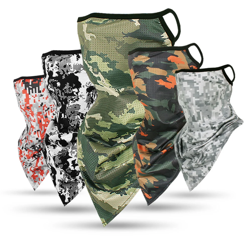 

Ourdoor Ice Silk Triangle Scarf Cycling Bandana Hiking Camping Hunting Running Army Bicycle Military Tactical Neck Gaiter