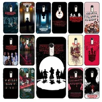 yndfcnb stranger things phone case for redmi 5 6 7 8 9 a 5plus k20 4x 6 cover