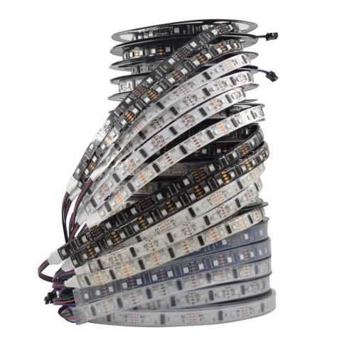 Светодиодная Пиксельная лента LPD8806 5050 RGB DC5V 32/48 Светодиодный 52/60Led s/m 1/2/3/4/5m (1 чип IC 2)