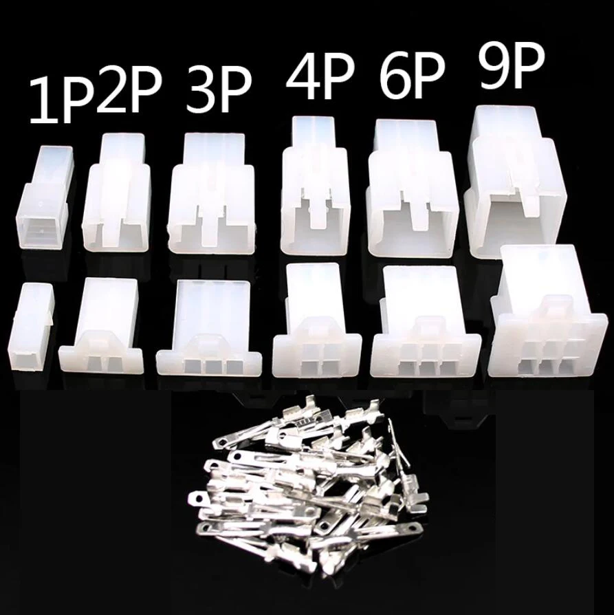 10 компл./лот 2/3/4/6/9 Pin 2 8 мм автомобильной Кабельный разъем кабель клемма Наборы