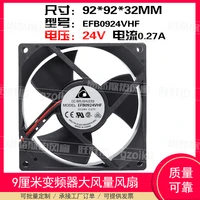 new original efb0924vhf 9032 9cm 24v 0 27a high air volume projector inverter cooling fan