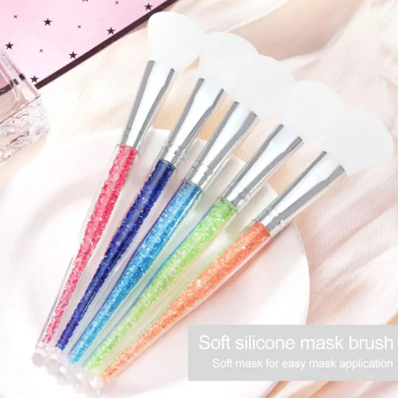 Прозрачный кристаллический алмаз силиконовая кисть для маски профессиональная