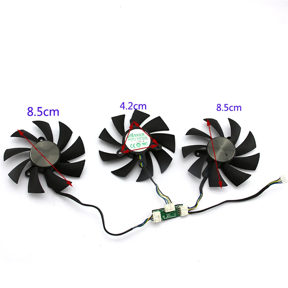 Вентилятор Охлаждения видеокарты GA92S2U 4Pin кулер для ZOTAC GTX1080Ti AMP! Экстрим 11 г |