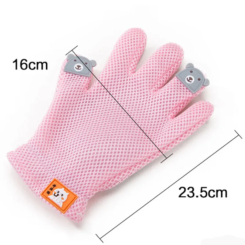 Qianyun Cat Grooming Glove Deshedding Hair Remover Massage Brush Pet for Animal Supplies Accessories |