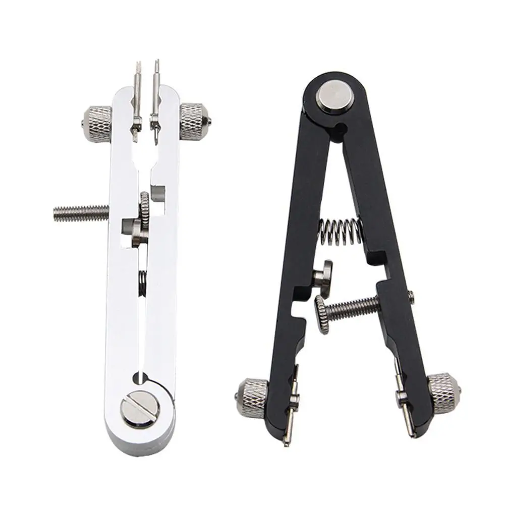

5mm-30mm Adjusted Professional Spring Clamp V Type Watch Bracelet Plier Remover Repair Tool with 8Pc Pin Suitable for 6825 Strap