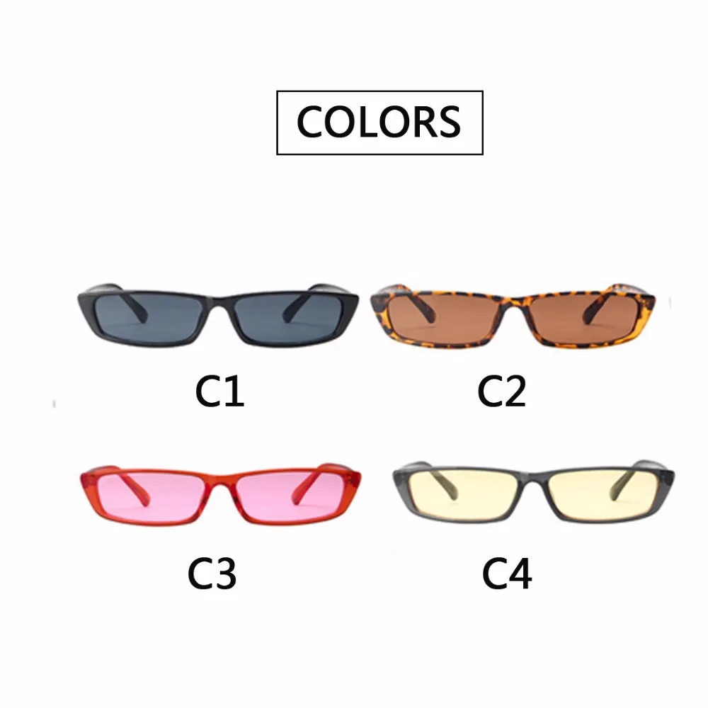 Винтажные прямоугольные солнцезащитные очки женские брендовые дизайнерские