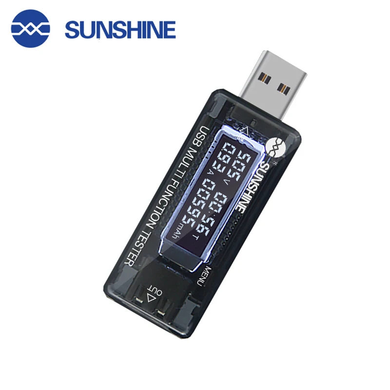 Sunshine SS-302A цифровой дисплей тестер USB зарядки мощность Группы стол нагрузка по