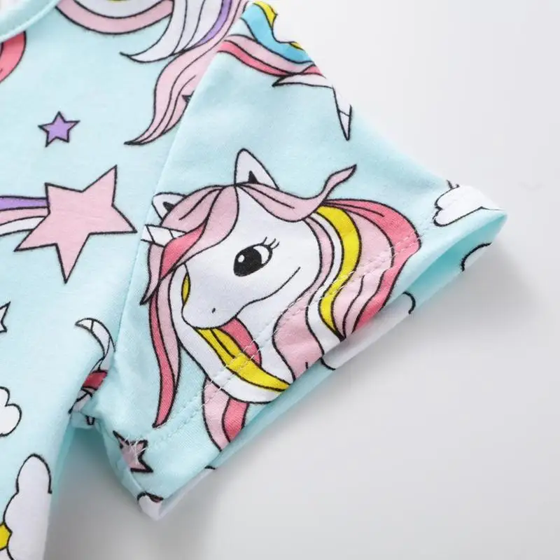 2019 летнее милое Хлопковое платье для маленьких девочек новое модное принцессы с