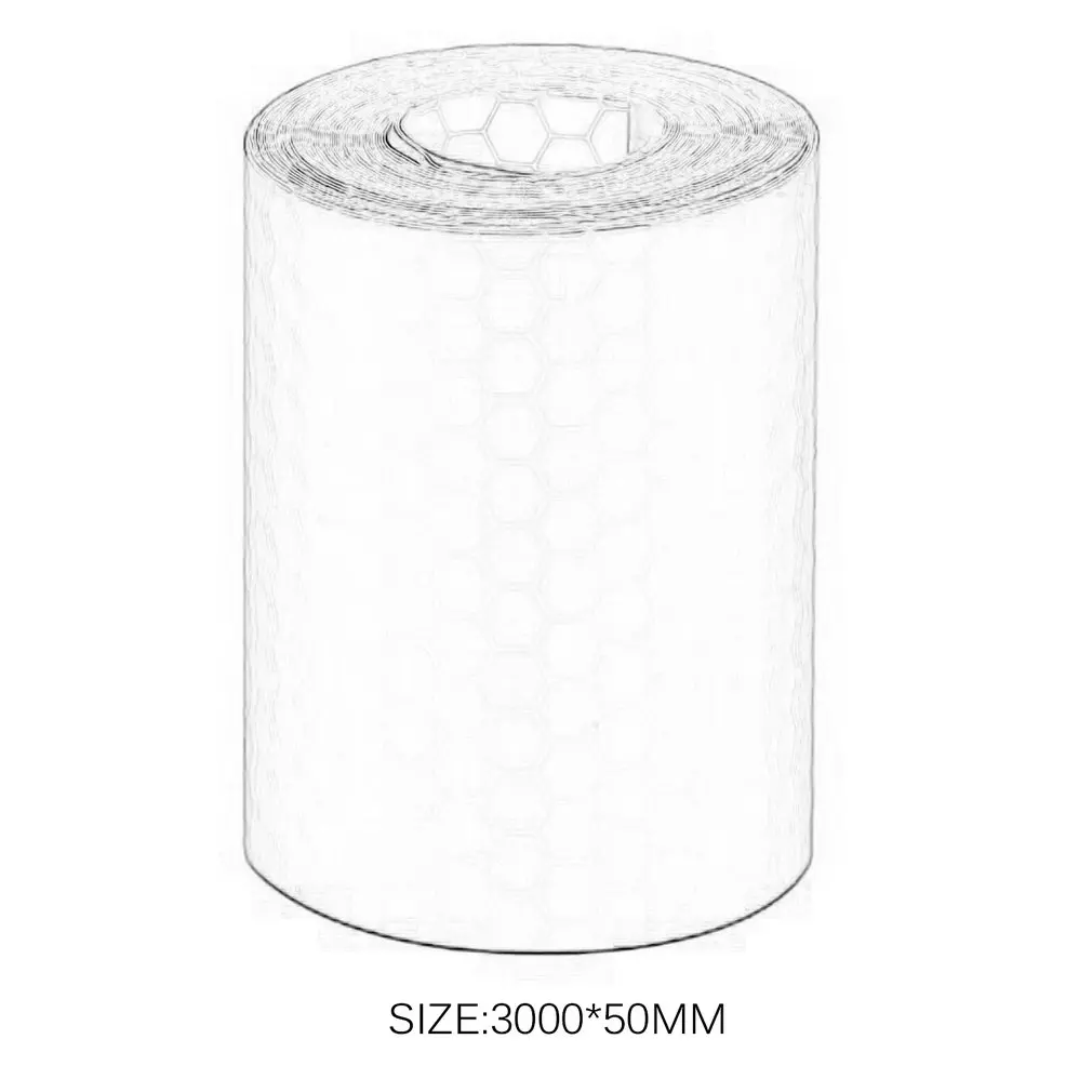 

5cmx3m Safety Mark Reflective Tape Stickers For Bicycles Frames Motorcycle Self Adhesive Film Warning Tape Reflective Film