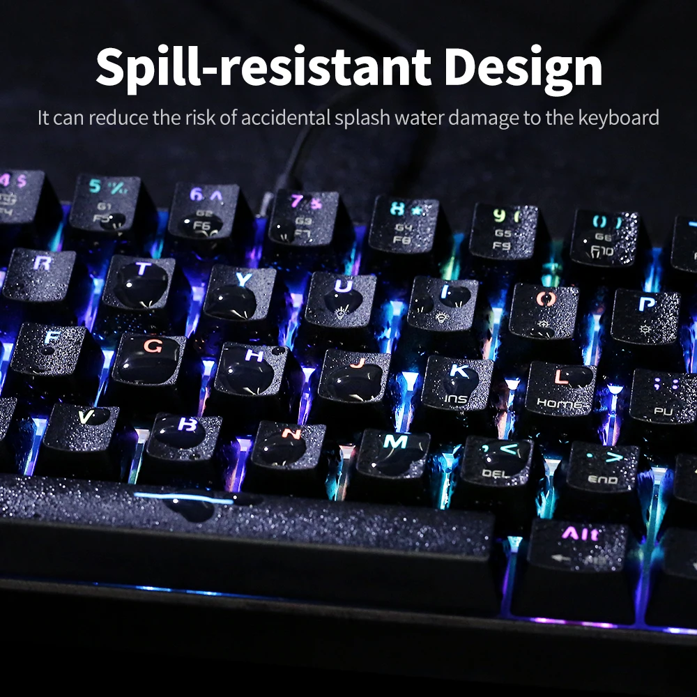 Механическая игровая клавиатура MOTOSPEED CK61 61 клавиша RGB Anti ghosting с подсветкой для