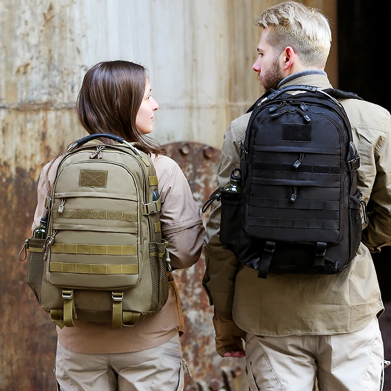 55-дюймовый спортивный дорожный рюкзак на обеих плечах 600D нейлоновый водонепроницаемый износостойкий военный тактический рюкзак унисекс