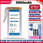 LOSONCOER 5500 ма-ч для Nvidia Shield k1 Батарея для Nvidiashield K1 8 дюймов планшет батарейки для ПК