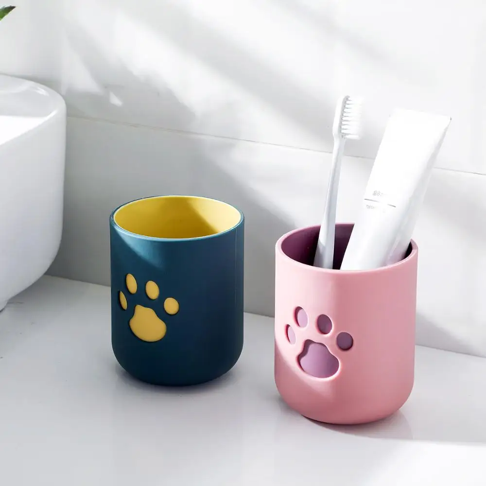 1 шт. стильные детские прочные стаканы для чистки зубов модные парные чашки рта