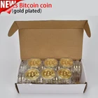 Горячая Распродажа, 50 шт.лот, Биткоин, Биткоин, Биткойн, металлическая монета для сувенира
