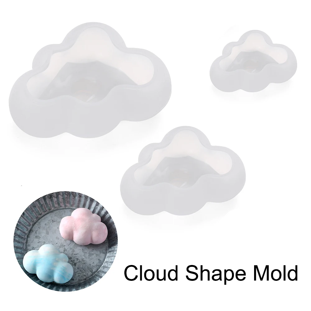 1 шт. 3D форма для смолы в форме облака силиконовая Мусса из эпоксидной