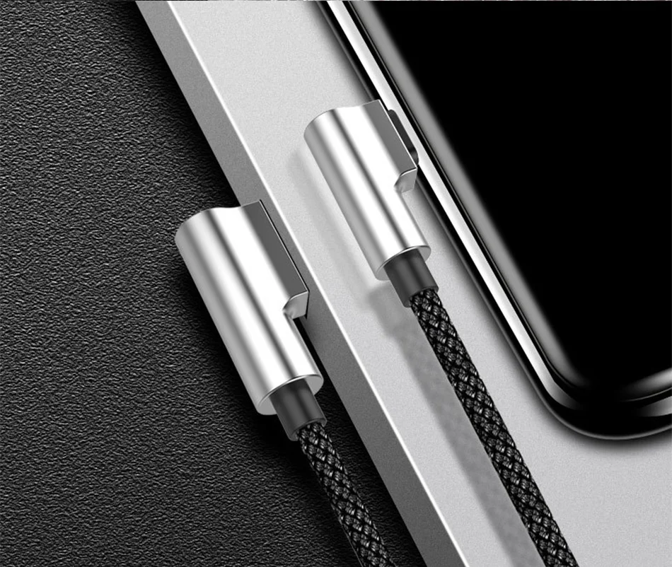 90 градусов usb type-C кабель YKZ Быстрая зарядка USB-C кабель двойной изгиб Реверсивный type-C кабель для передачи данных для Xiaomi samsung huawei