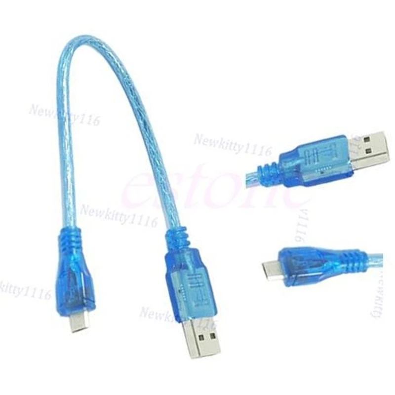 Короткий USB 2 0 A штекер в B Micro 5 Pin кабель для передачи данных высокоскоростной