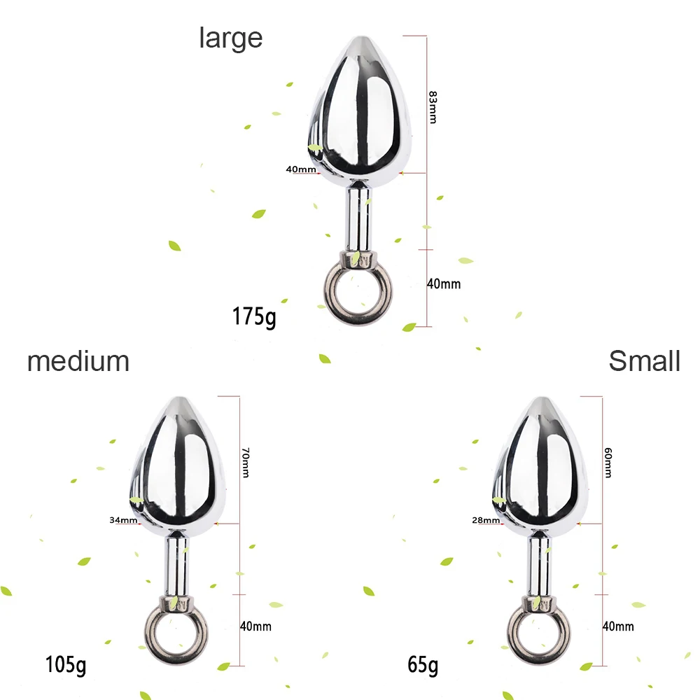 Металлическая Анальная пробка массажер простаты анус мастурбатор расширитель