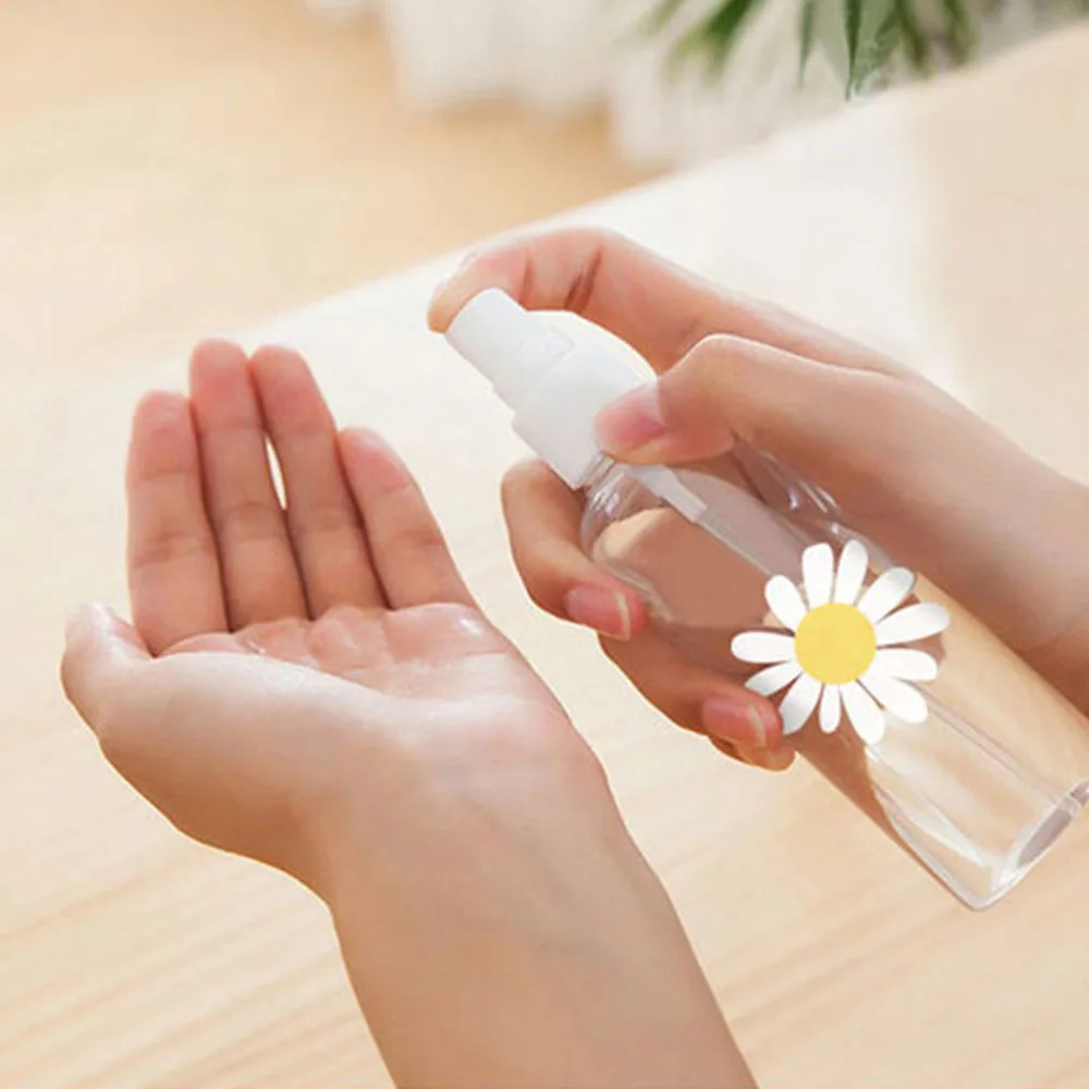 Маленькая Маргаритка прозрачные мульти-емкость Портативный Мини флакон духов