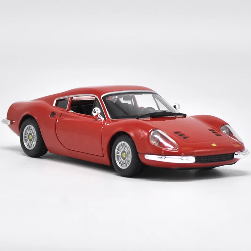Bburago 1/24 масштаб 1:24 Ferrari Dino 246 GT гоночный спортивный автомобиль литой Дисплей
