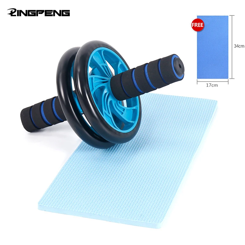

15CM Non-slip Handle Silent Abdominal Roller Trainer Abdominal Muscle Training Roller Abdominal Strength Training Equipment