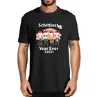 Винтажная летняя мужская футболка Schitt's Creek Schittiest Year Ever 2021 из 100% хлопка, новинка, большие размеры, повседневная женская футболка