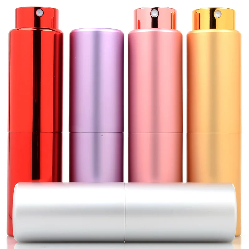 Алюминиевая трубчатая флакон для духов 20 мл однотонная бутылка спрей со