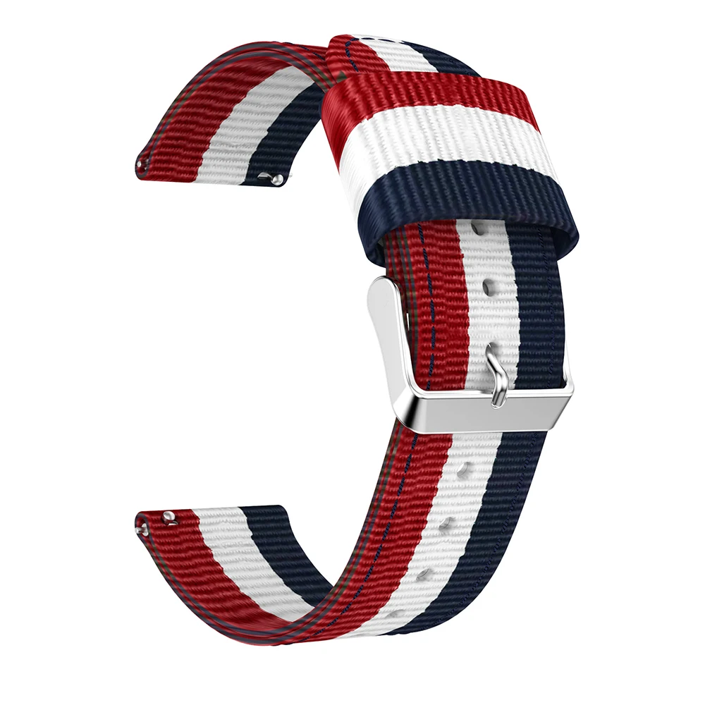 

20MM 22MM Wrist Straps For Xiaomi Huami Amazfit GTR 2/GTR 47MM/Stratos 3 2 2s Smart Watch Band Canvas Bracelet For Amazfit GTS 2