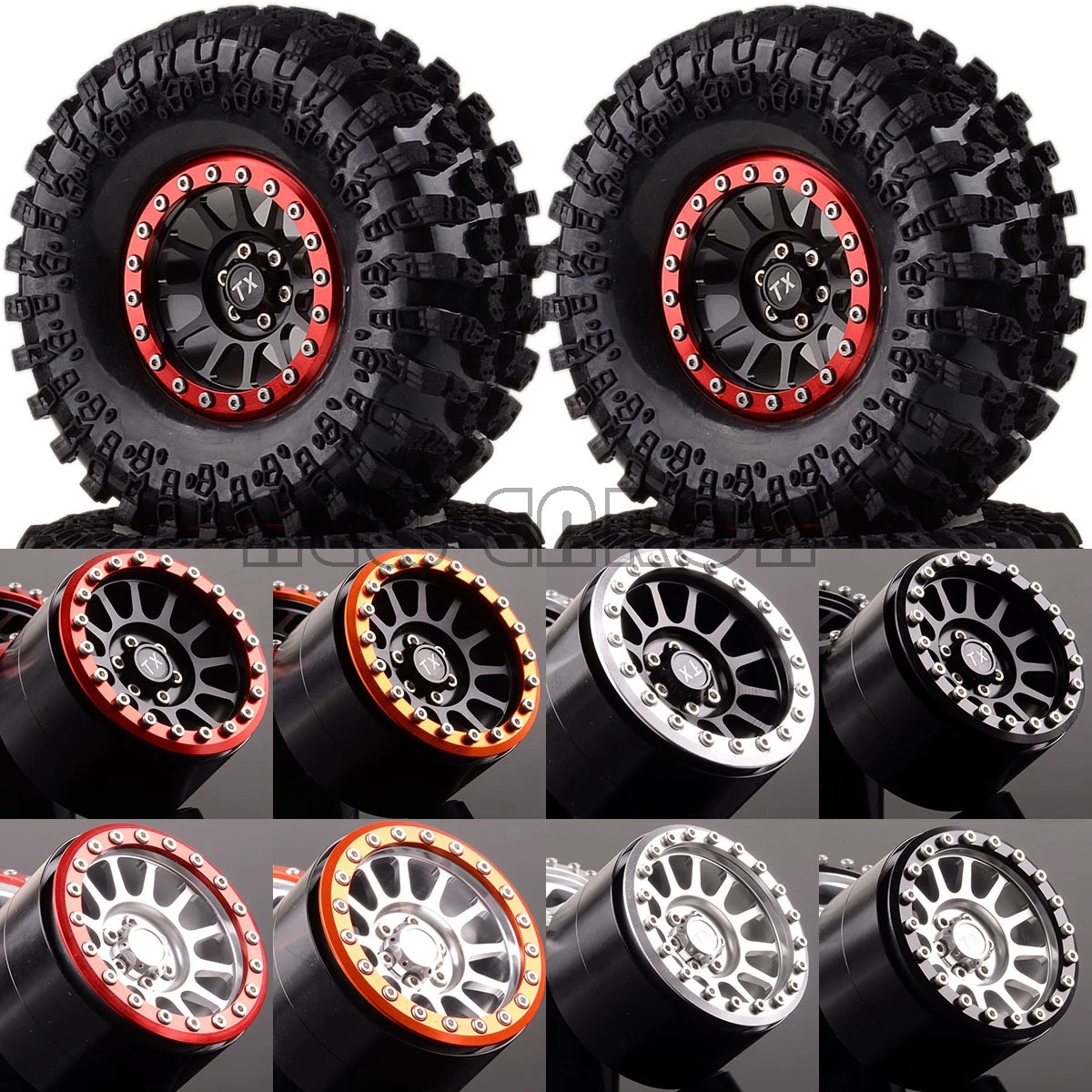 Новинка металлические шины ENRON 4P 2 дюйма ступица обода колеса и 125 мм для