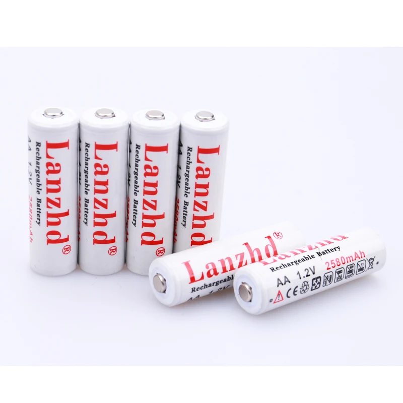 Аккумуляторная батарея AA 12 шт. 1 2 В основная aa Pro 2580 мА/ч Ni-MH игрушка-фонарик