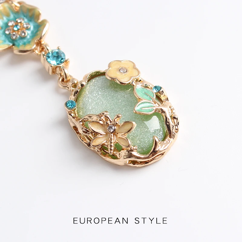 Новый дизайн модные ювелирные изделия цинковый сплав элегантные милые цветы