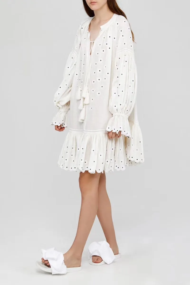 Австралийский бренд ACLE * платье праздничное стильное с v-образным вырезом на