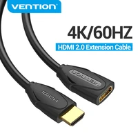 vention hdmi 2 0 extension cable 4k60hz hdmi 2 0 2 1 male to female cable forhdtv nintend switch ps43 hdmi extender adapter 8k