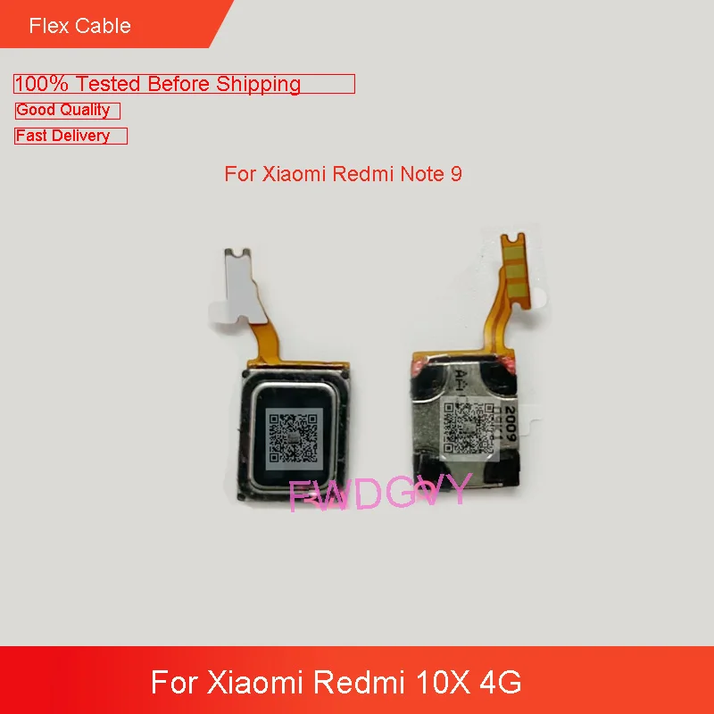 

1 шт., динамик для Xiaomi Redmi 10X, 4G, динамик, динамик, модуль приемника звука сотового телефона для Xiaomi Redmi Note 9